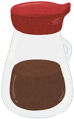 Cute Japanese Food Set Illustration