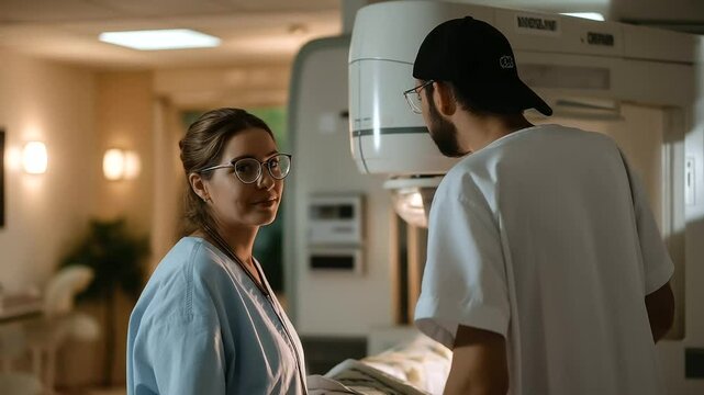 Radiation Therapy Machine Adjustment in Clinic Setting