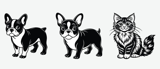 vector illustration of a DOG