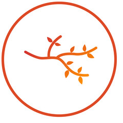 Vector Design Branch Icon Style