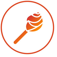 Vector Design Cotton Candy Icon Style
