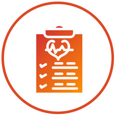 Vector Design Health Check Icon Style