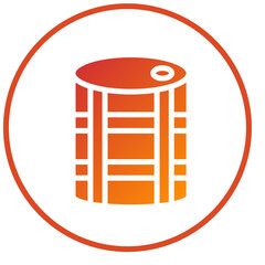 Vector Design Barrel Icon Style