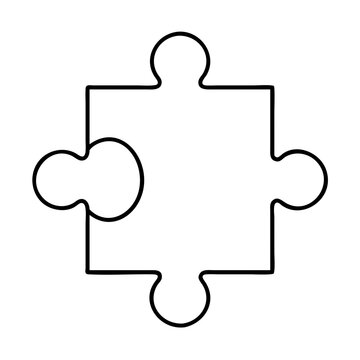recommend clip art: puzzle piece icon, puzzle piece line art - simple line art of puzzle piece, perfect for puzzle piece logos and icons