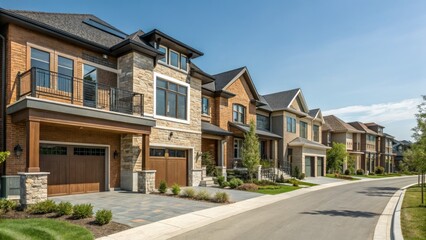 Modern residential architecture: breathtaking front views captured in stunning architectural photography.