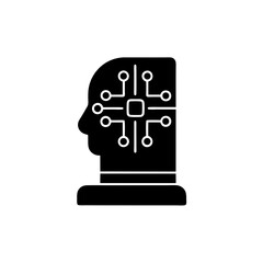 creative details Digital twin model icon Vector Illustration