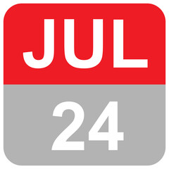 JULY 24 - MONTHS DAILY DATE