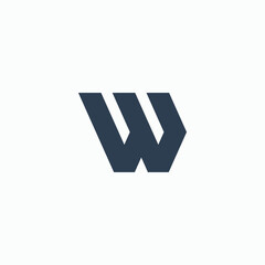 letter w design template inspiration