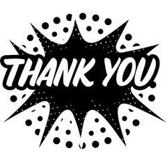 Thank You Hand Lettering. Typography Design Inspiration Paper thank you confetti sign