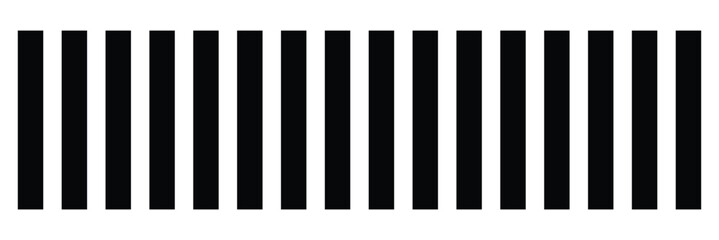 Crosswalk lines. pedestrian crossing icon. zebra crossing. vector illustration, crossover isolated on white background. Vector Illustration . EPS 10 .