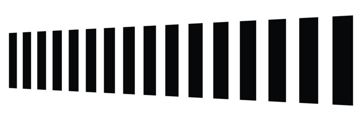 Crosswalk lines. pedestrian crossing icon. zebra crossing. vector illustration, crossover isolated on white background. Vector Illustration . EPS 10 .