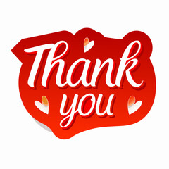 Thank You Hand Lettering. Typography Design Inspiration Paper thank you confetti sign