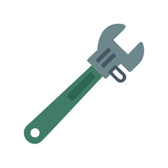 Adjustable Wrench with Grip Icon Design