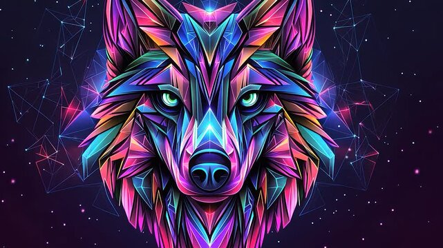 Geometric Wolf Portrait in Cosmic Background