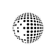 black and white sphere