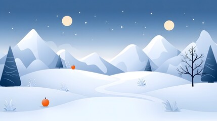 Breathtaking aurora borealis dancing across the night sky illuminating a serene snow covered mountain landscape in a remote untouched wilderness  The icy glowing scene creates a captivating