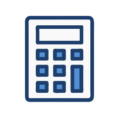 Calculator with Number Pad Icon Design