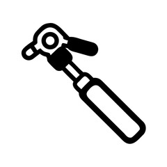 Can Opener with Rotary Handle Icon Design