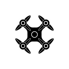 creative details Tech drone swarm icon Vector Illustration