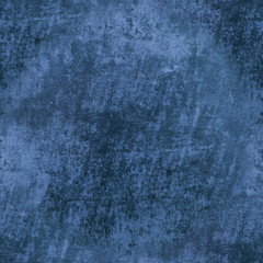Blue background. The old worn-out wall is blue. Blue texture. Seamless image.