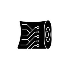 creative details Smart fabric sensor icon Vector Illustration