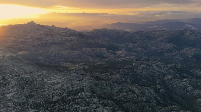 Lake Bafa from Latmos Mountain at Sunset with the Aegean Sea and Greek Islands in the Background