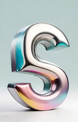 metal font letter s