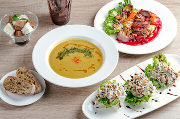 restaurant food. restaurant menu. photos for the menu