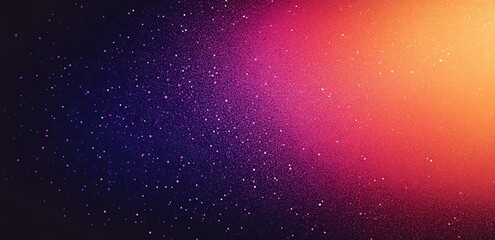 Gradient Texture Purple, Pink, Orange with Glitter Particle Scatter Overlay Effect