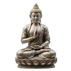 statue of buddha isolated on transparent background