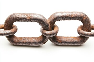 Obraz premium Rusty Chain Links