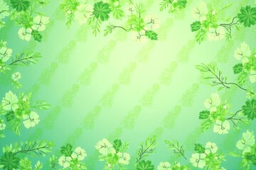 Subtle leafy pattern, soft green hues repeating seamlessly, ivy, wallpaper, fern