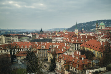 Obraz premium Top Of The Buliding In Czech Republic 