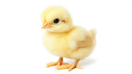 Obraz premium Cute, fluffy chick