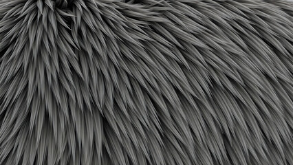 Fototapeta premium Abstract fur texture with detailed surface elements, useful texture for 3D modeling and games. Professional quality visual asset