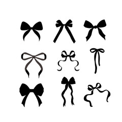 A set of ribbon icons featuring various styles, symbolizing awards, decoration, achievements, celebrations, and recognition.