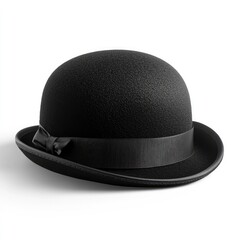 Black bowler hat, classic style