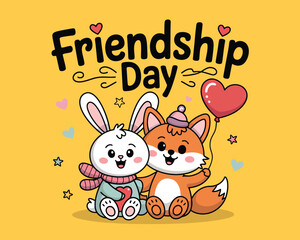 2d vector illustration card happy celebration day children day design printable with lettering and design element 
