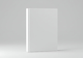 White book mockup blank cover template design for branding and display