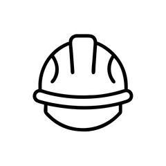 Construction Worker Helmet Icon Design