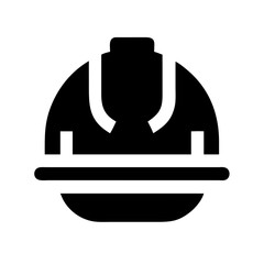 Construction Worker Helmet Icon Design