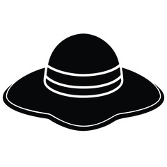 Beach Sunhat Vector Illustration