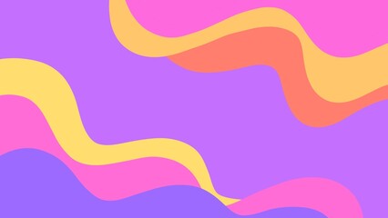 Colorful pastel wave abstract background suitable for banner, poster, and marketing