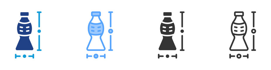 Trade Dress icon set multiple style collection