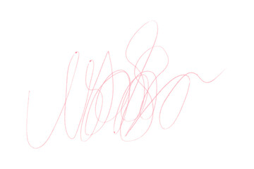 Pink grunge pen lines, messy lines, hand drawn sketch, abstract doodle, isolated chaotic lines, grunge overlapping lines texture, artwork, ink, transparent background.