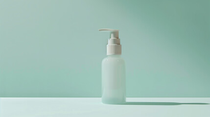 Elegant Pump Bottle Mockup Minimalist Product Photography
