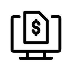 Digital Price Tag Display Icon Design