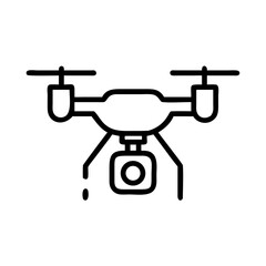 Drone with Camera Attached Icon Design