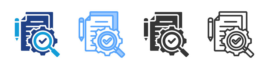 Corrective icon set multiple style collection