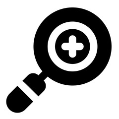 Fototapeta premium zoom in icon for illustration